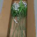 lovemoon Mixed Greenery Artificial Eucalyptus Stems, Baby Breath Artificial Flowers Bulk and Eucalyptus Leaves for Wedding Bouquets Home Office Floral Decor (100, Green and White)