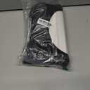 REORIA Women's Sexy Basic Scoop Neck Long Sleeve Double Lined Layering Slim Bodysuit Tops (Medium, Black)