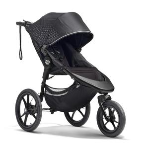Baby Jogger® Summit X3 3-Wheel Jogging Stroller with Hand Brake, Baby Stroller with One-Hand Compact Fold, All-Wheel Suspension for Running, Jogging, and Everyday Outings, Midnight Black