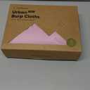 KeaBabies 5-Pack Organic Burp Cloths Baby Girl,Boy - Extra Large,Absorbent Baby Burp Cloths,Soft Burping Cloths for Babies,Newborn Burp Clothes,Cotton Burp Rags,Thick Burp Cloth (Muted Pastel/Quin)