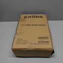 ERONE Shoe Rack Storage Organize, 28 Pairs Portable Double Row with Nonwoven Fabric Cover Shoe Shelf Cabinet for Closet (Grey)