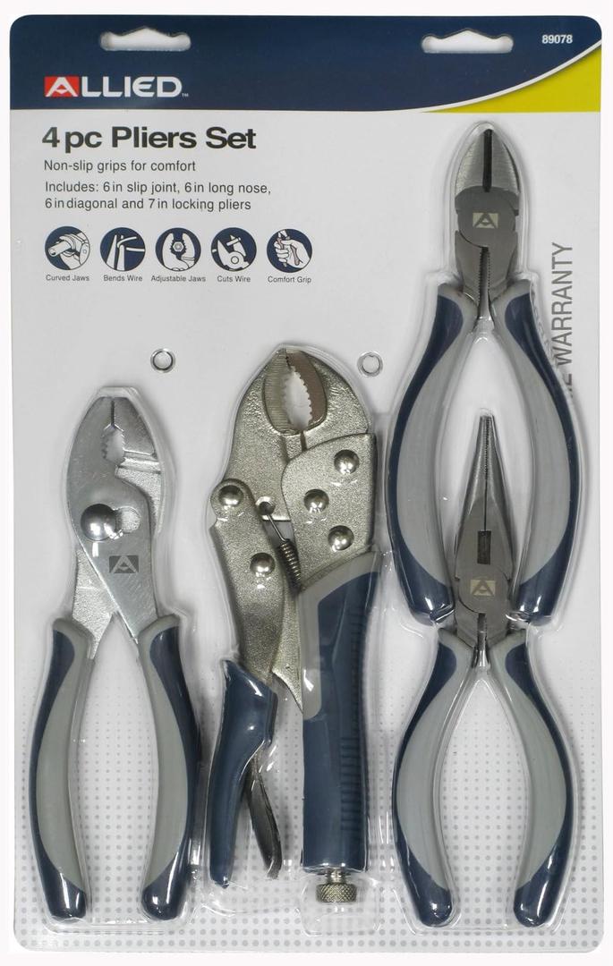4 PC. PLIERS SET