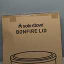 Solo Stove Bonfire Lid - Premium 304 Stainless Steel Fire Pit Cover, Modern Round Design, Versatile Tabletop Accessory, Compatible with Solo Stove Bonfire, Wood Burning and Camping Accessory