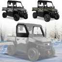 Chikia Axis X550 Soft Side Half Doors Cab Enclosure Windshield Compatible with Axis X550 Xs750 with Zipper Window Waterproof Tear-Resistant and Windproof