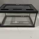 Reptile Glass Terrarium Tank 12"*8"*6",Small Cage Full View with Top Screen Ventilation Habitat Enclosure for Tarantula,Frog,Gecko,Insects,Spiders,Snakes,Hermit Crab,Turtle,Ball Python