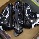 MammyGol Adjustable Inline Skates for Kids Boys Girls Youth Blades Roller Skates with Light up Wheels Ages 4-16 (Black)