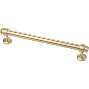 Alzassbg 5 Pack Brushed Gold Cabinet Pulls, 7 Inch(177.8mm) Hole Centers Cabinet Handles Kitchen Hardware Straight Bar for Cabinets and Drawer AL3082BB