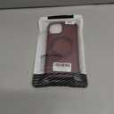 Magnetic Ring Stand Case for iPhone 15-120 rotatable Stand, N52 Magnet, Non-Slip, Matt Transparent Back, Easy to Clean, Shockproof, Military Standard Drop Protection (Wine Red)