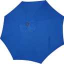 Blissun 9ft Patio Umbrella Replacement Canopy, Market Umbrella Top, Outdoor Table Umbrella Canopy for 8 Ribs, Canopy Only, 52"-54"