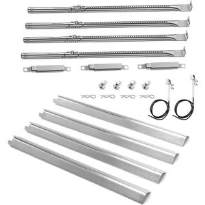 Grill Replacement Parts for Charbroil Performance 4 Burner Gas Grill 463365021 463365522 463352521, 5 Burner 463450022, 2 Burner 463630021, Grill Burners Kit with Heat Plate, Crossover Tube, Igniter