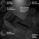 BEAST RAGE Boxing Gloves Muay Thai Kickboxing MMA Fight Bag Training Punch Hitting Workout Men Women Sparring Fitness Mitts Heavy Padded Martial Arts Sports (12 OZ, Matte Black)