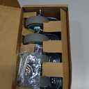 HOLKIE Caster Wheels 3 inch Locking Casters Set of 4, Threaded Stem 3/8" -16 x 1-1/2" (Diameter 3/8", Length 1-1/2") Swivel Heavy Duty Castors Gray