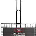 Original Barbeque by 1 Stop & Go  Non-Stick BBQ Grill Basket  Folding Grilling Basket with Handle for Burgers, Steak, Fish & Vegetables  Heavy-Duty Grill Grate for Outdoor Cooking, Camping