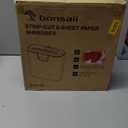 Bonsaii Paper Shredder for Home Use, 8-Sheet StripCut Home Office Shredder, CD/Credit Card Shredder Machine with Overheat Protection, 3.4 Gallons Wastebasket