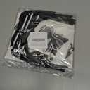 19pcs Black Bow Cake Topper, Ribbon Cake Topper with Happy Birthday Sign Twist Bowknot Picks Decor Coquette Bow Cupcake Decorations Birthday Party Supplies