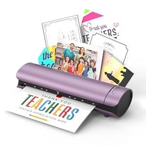 Office Presentation Laminator Machine 11x17 with Laminating Sheet A3/ A4/ A5, 3/ 5 Mil Thermal Cold Laminating Machine 13 inch Wide, 60s Warm-Up Lamination Machine, Personal Laminate Machine (Purple)