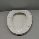 Mayfair NextStep2 Toilet Seat with Built-In Potty Training Seat, Slow-Close, Easy Clean, Removable that will Never Loosen, Made in USA, ELONGATED, White
