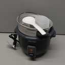 Aroma Housewares ARC-363-1NGB 3 Uncooked/6 Cups Cooked Rice Cooker, Steamer, Multicooker, 2-6 cups, Black
