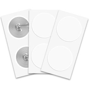 50PCS NFC Tags NTAG215 NFC Stickers Blank NFC Tags Adhesive NFC 215 Programmable NFC Tags Compatible with Android & iPhone 504 Bytes Memory Fully Programmable-Timeskey NFC (25 mm/ 1 Inch) (White)