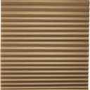 Changshade 6-Pack Pleated Paper Temporary Shades Cordless Light Filtering Cut to Size Temporary Paper Blinds for Indoor Windows of Office, Bedroom, Bathroom, Living Room, 36" W x 72" H, Brown