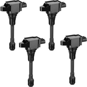 Set of 4 Ignition Coils Fits for 2.5 L4 2007 2008 2009 2010 2011 2012 Nissan Altima Sentra Rogue Versa Infiniti FX50 QX60 Coil Packs 2.5L 2.0L 1.8L Replaces UF549 GN10241 C1696 5C1753