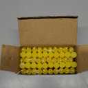 Candle Charisma 50 Yellow Spell Candles - 4" Unscented Paraffin Chime Candles, Smokeless & Dripless, Colored Candles, Long Burn Time 1/2 Inch Taper Candles for Rituals, Witchcraft and Parties