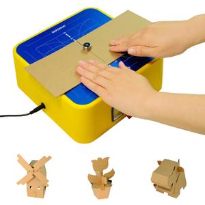 | Kid Safe Cardboard Cutter | Safety Craft Knife for Kids | No Sharp Edge DIY STEM Art Tool for Cardboard Building, Homeschool & Upcycling Projects | ChompSaw Alternative