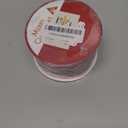 MEEDEE Pink Glitter Ribbon Wire Mesh Ribbon Wired Christmas Ribbons 2.5 Inch Pink Wired Ribbons for Christmas Tree Decoration, Garland, Wreath Bow Making (25 Yards)