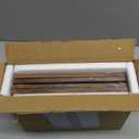 Giftgarden Brown 5x7 Picture Frame Set of 4, 6x8 Matted to 5x7 Photo Rustic Walnut Frames with Mat for Wall or Tabletop