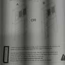 RUSTOWN Rattan Over The Toilet Storage Cabinet,Boho Over Toilet Bathroom Organizer with 2 Doors & Adjustable Shelves,Modern Above Toilet Rack with Toilet Paper Holder for Bathroom (Rustic Oak)