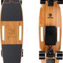 Jking Electric Skateboard Electric Longboard with Remote Control Electric Skateboard,700W Hub-Motor,16.7 MPH Top Speed,8.2 Miles Range,3 Speeds Adjustment