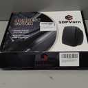 Armrest Cover for Toyota 4Runner Center Console Pad with Organizer Storage Pockets, Black Faux Leather Arm Rest Lid Protector Cushion Interior Accessories (2025-2026)