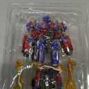 QCCX Transforming Toys Figures, Deformation Car Robot Toy with Extra Interchangeable Head & Weapons - Action Figure for Kids 7 +, Birthday Toy