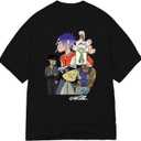 Gorillaz Unisex-Adult Cig Inky Octopus T-Shirt, L, Black