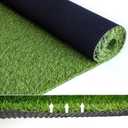 Artificial Grass Turf Rug Indoor Outdoor, 4x5 Feet 0.8" Fake Grass Carpet for Dogs Pets, Easy Install Synthetic Lawn for Yards, Balcony, Deck, Play Area etc.