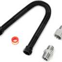 Stanbroil 3/4" x 18" Non-Whistle Flexible Flex Gas Line for Natural Gas or Liquid Propane Fire Pit and Fireplace