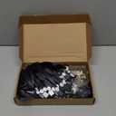 Gueevin 50 Sets VIP Badge Lanyards with Plastic VIP Pass Cards Black and Gold Pass Cards Safety Clear Plastic Badge Holder Black Lanyards for Backstage Party Concert Event