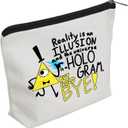WZJHCL Bill Cipher Makeup Pouch Cartoon Cosmetic Kit Bag Book Of Bill Survival Kit Mystery Shack Storage Pouch Bag (Bye)