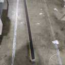 78"' Stainless Steel Handrail, 1 Pack Matte Black Handrail Cuttable Rectangular Top Rail with Nylon End Caps for Deck Stair Indoor Outdoor Cable Railing System(2"x1")