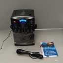 Singing Machine Karaoke Machine for Kids and Adults with Wired Microphone - Built-In Speaker with LED Disco Lights - Wireless Bluetooth, CD+G & USB Connectivity - Black