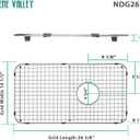 Serene Valley Sink Bottom Grid 26-3/8" x 14-7/16", Basin Rack with Corner Radius 1-1/2", Sink Rack NDG2614S, Medium
