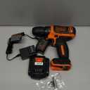 BLACK+DECKER 12V MAX Cordless Drill/Driver, Battery and Charger Included (BDCDD12C)