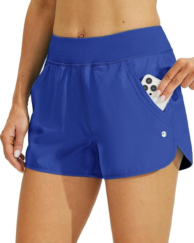  Quick Dry Swim Board Shorts with Brief Liner UPF 50+ Swimming Bottoms Trunks
 Size 16