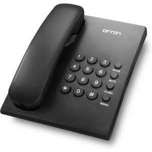 Y320 Corded Landline Phone with Redial & Hold, Adjustable Ringer Tone, Wall Mountable, Ideal for Home, Office, Hotel - Fixed Line Device