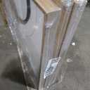 OIQArtOIQ 3 Piece Large Abstract Canvas Wall Art For Living Room Brown and Black Circles Lines Geometric Framed Wall Art Modern Minimalist Art Prints Artwork For Bedroom Office Dining Room 16"×24"