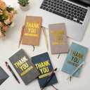 Ireer 10 Sets Employee Appreciation Gifts A6 PU Leather Notebooks with Pens Thank You Inspirational Journal Valentines Gift for Coworker Team Teacher Office Staff(Being Awesome,Classic)