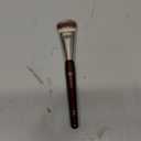 BK BEAUTY BRUSHES - 109 MINI CONTOURED FOUNDATION - Face Brush for Liquid or Cream Foundations - Bronzer, Blush & Highlighter Makeup Brush