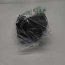 MLVOC Travel Pillow 100% Pure Memory Foam Neck Pillow, Comfortable & Breathable Cover, Machine Washable, Airplane Travel Kit with 3D Contoured Eye Masks, Earplugs, and Luxury Bag, Standard (Black)