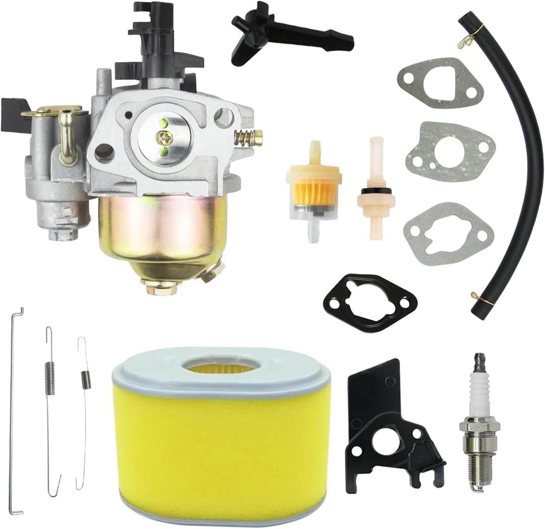 Carburetor Carb Kit for Champion CPE 100424 224CC 27 TON Horizontal Vertical Log Splitter Replacement Parts With Air Filter