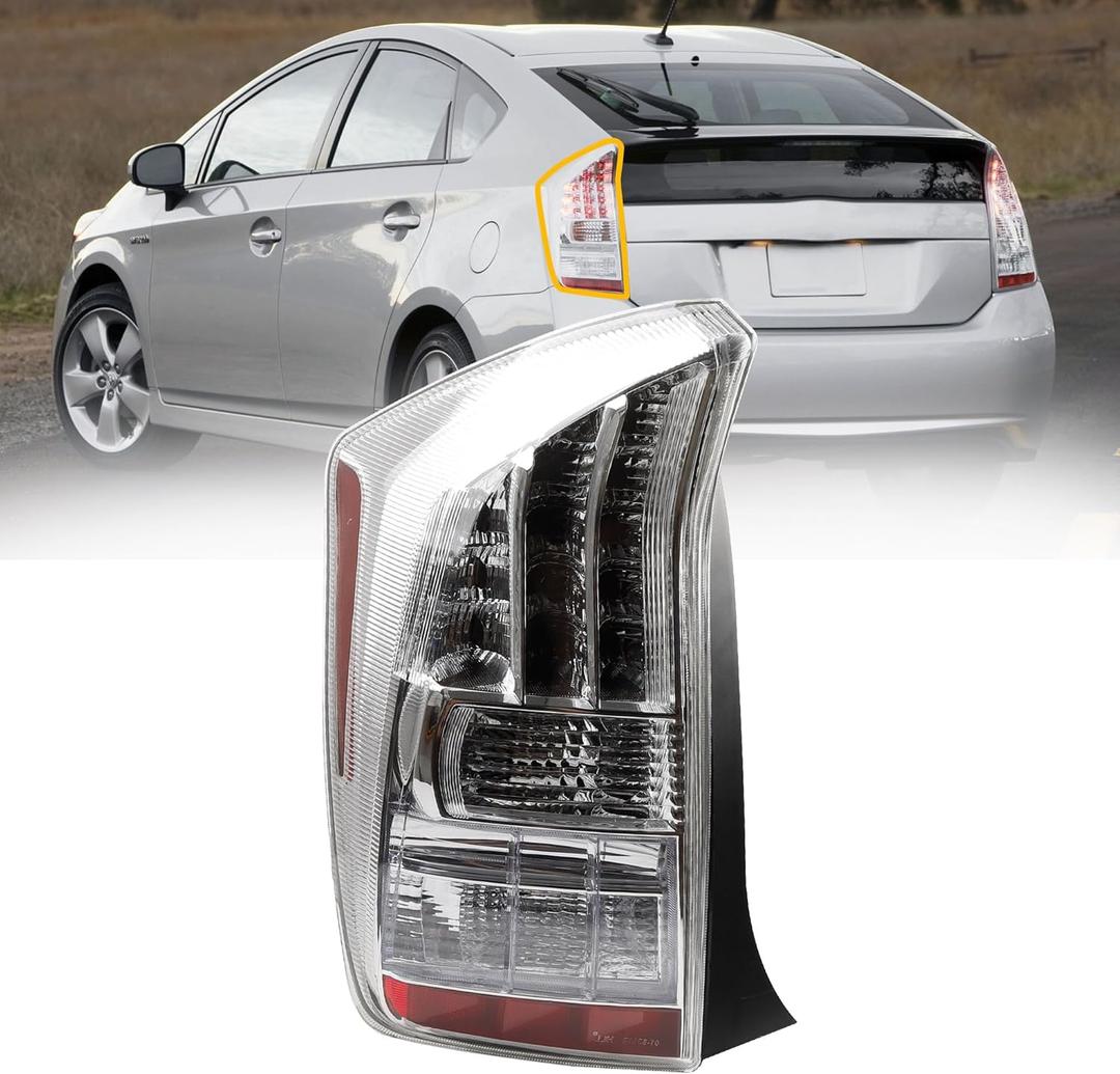 Dasbecan Rear Left Tail Light Assembly Compatible with Toyota Prius 2010 2011 Driver Side Tail lamp Replaces# 81561-47111 8156147111